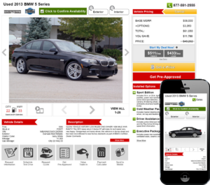 Vehicle Detail Page