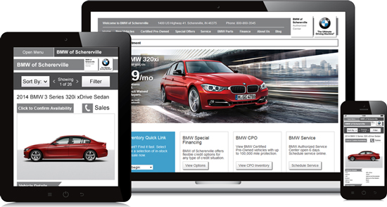 responsive dealership websites